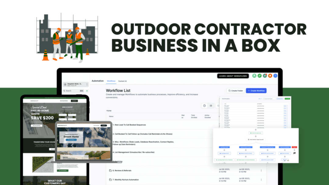 EPIC Outdoor Contractor Snapshot