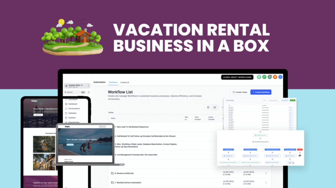 EPIC Vacation Rental Manager and Owner Snapshot